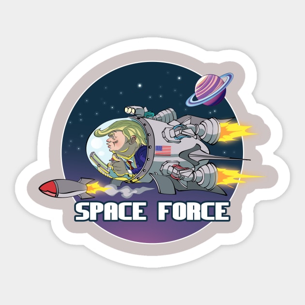 space force Sticker by Davinci777